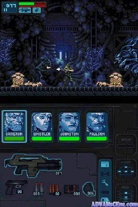 Aliens - Infestation (USA) (En,Fr,De) screen shot game playing